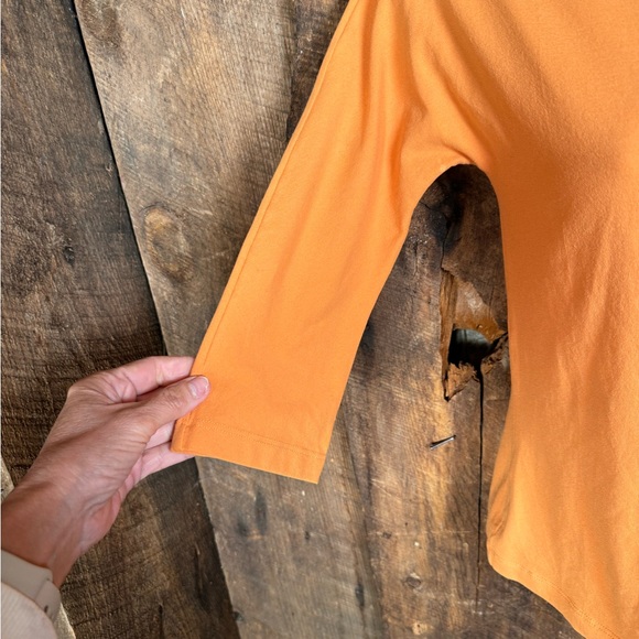 MaxMara Orange Off Shoulder Top - Size Large - Picture 3 of 8